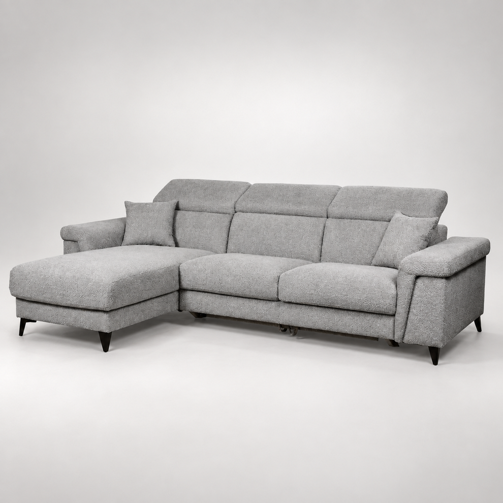 coltar-extensibil-cu-insula-sorrento-interschimbabil-stanga-dreapta-290-cm gri cu lada   #studio