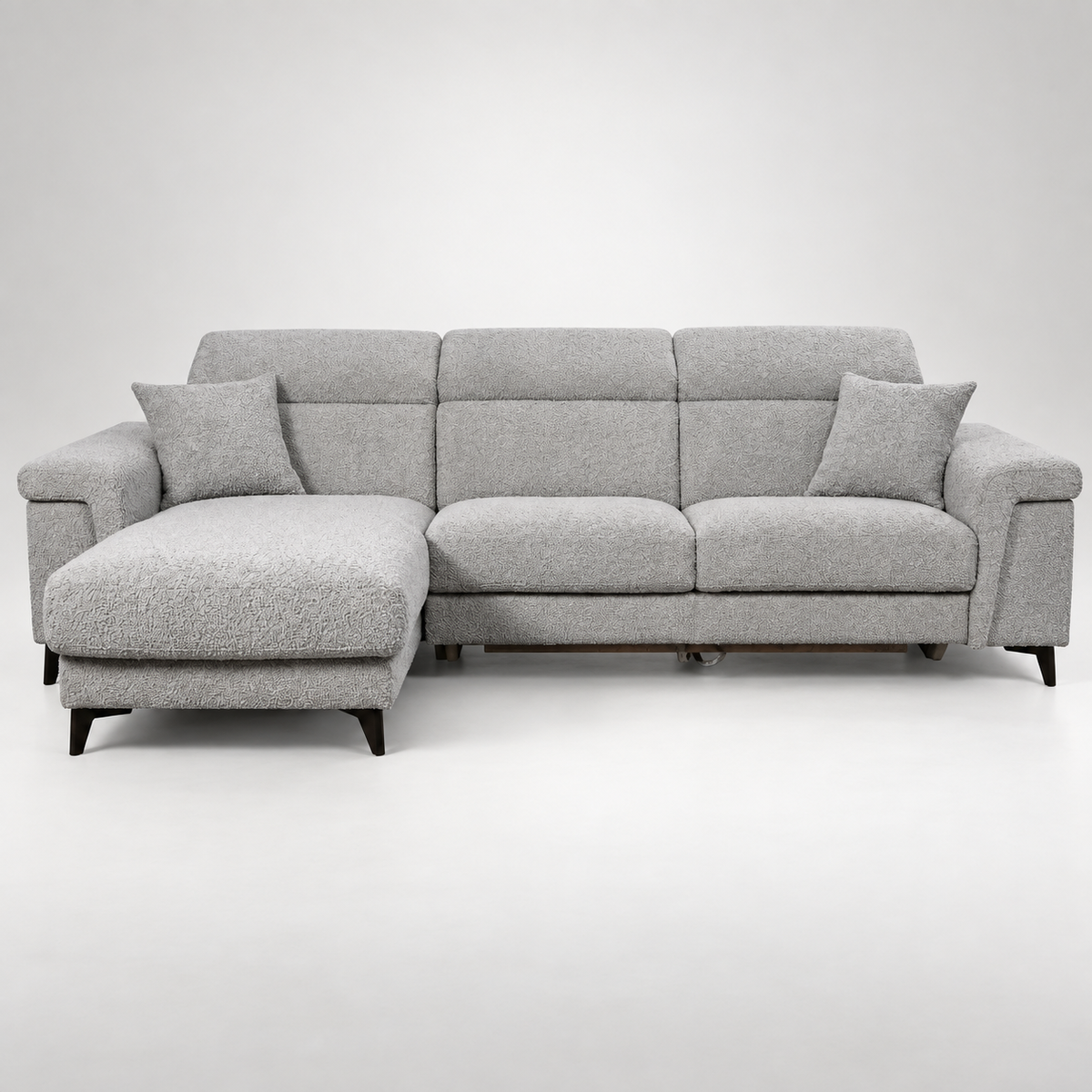coltar-extensibil-cu-insula-sorrento-interschimbabil-stanga-dreapta-290-cm gri cu lada   #studio