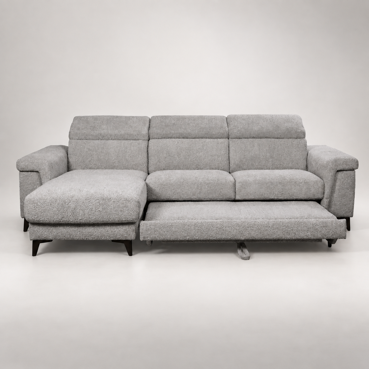 coltar-extensibil-cu-insula-sorrento-interschimbabil-stanga-dreapta-290-cm gri cu lada   #studio