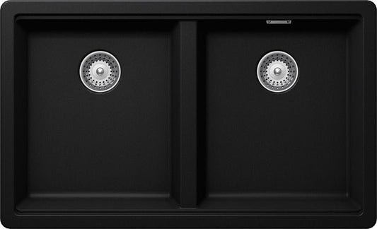 Chiuveta bucatarie Schock Greenwich N-200 Cristadur Puro, granit, montare pe/sub blat 75 x 45.5 cm