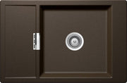 Chiuveta bucatarie Schock Mono D-100XS Cristadur Bronze, granit, reversibila, montare pe blat 78 x 51 cm