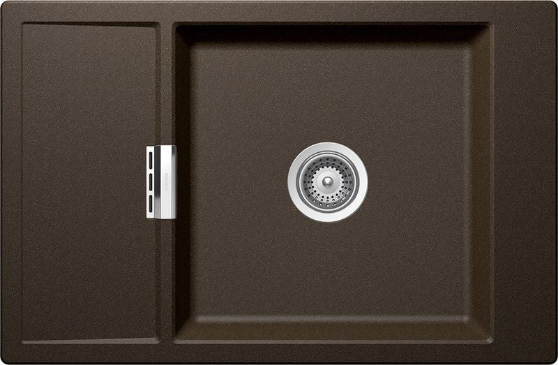 Chiuveta bucatarie Schock Mono D-100XS Cristadur Bronze, granit, reversibila, montare pe blat 78 x 51 cm