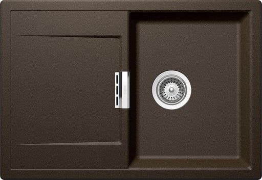 Chiuveta bucatarie Schock Mono D-100 Cristadur Bronze, granit, reversibila, montare pe blat 76.5 x 51 cm