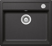 Chiuveta bucatarie Schock Mono N-100 Cristadur Stone cu sifon automat, granit, montare pe blat 57 x 51 cm