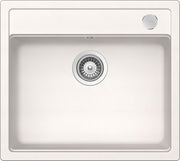 Chiuveta bucatarie Schock Mono N-100 Cristadur Polaris cu sifon automat, granit, montare pe blat 57 x 51 cm