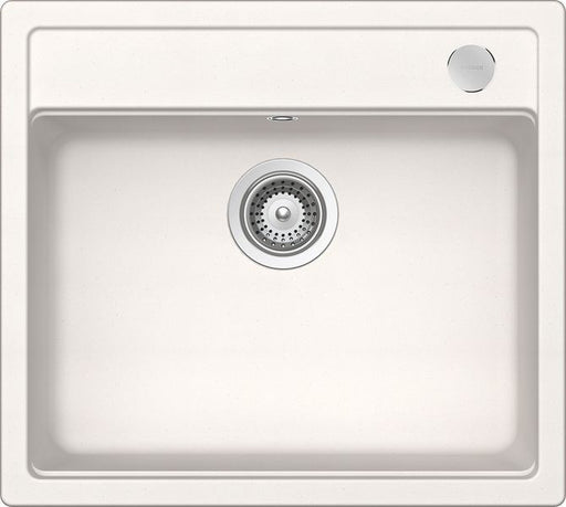 Chiuveta bucatarie Schock Mono N-100 Cristadur Polaris cu sifon automat, granit, montare pe blat 57 x 51 cm