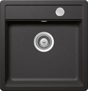 Chiuveta bucatarie Schock Mono N-100S Cristadur Stone cu sifon automat, granit, montare pe blat 49 x 51 cm