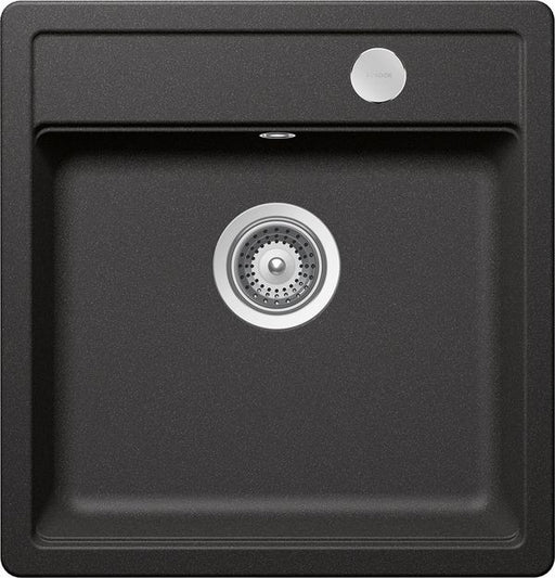 Chiuveta bucatarie Schock Mono N-100S Cristadur Stone cu sifon automat, granit, montare pe blat 49 x 51 cm