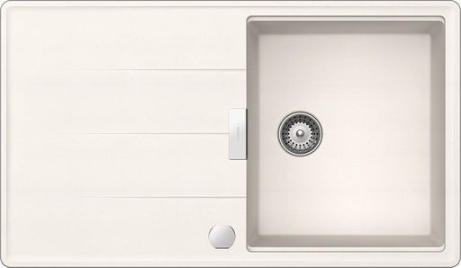 Chiuveta bucatarie Schock Tia D-100 Cristadur Polaris cu sifon automat, granit, reversibila, montare pe blat 86 x 50 cm
