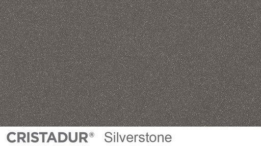 Chiuveta bucatarie Schock Waterfall D-100 Cristadur Silverstone, granit, reversibila, montare pe blat 86 x 50 cm