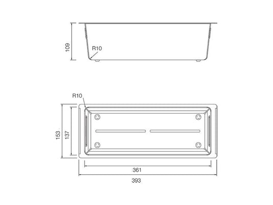 Vas perforat Schock 39,3 x 15,3 x 10,9 cm