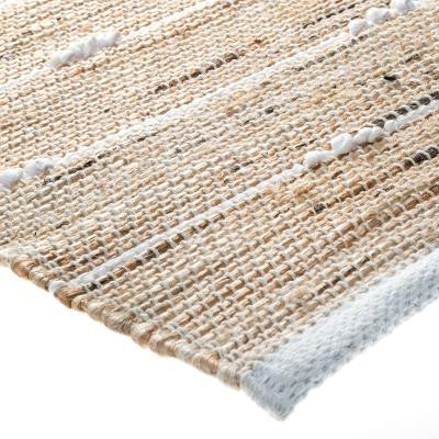 Covor Iuta Stripes Alb 60 X 90 cm