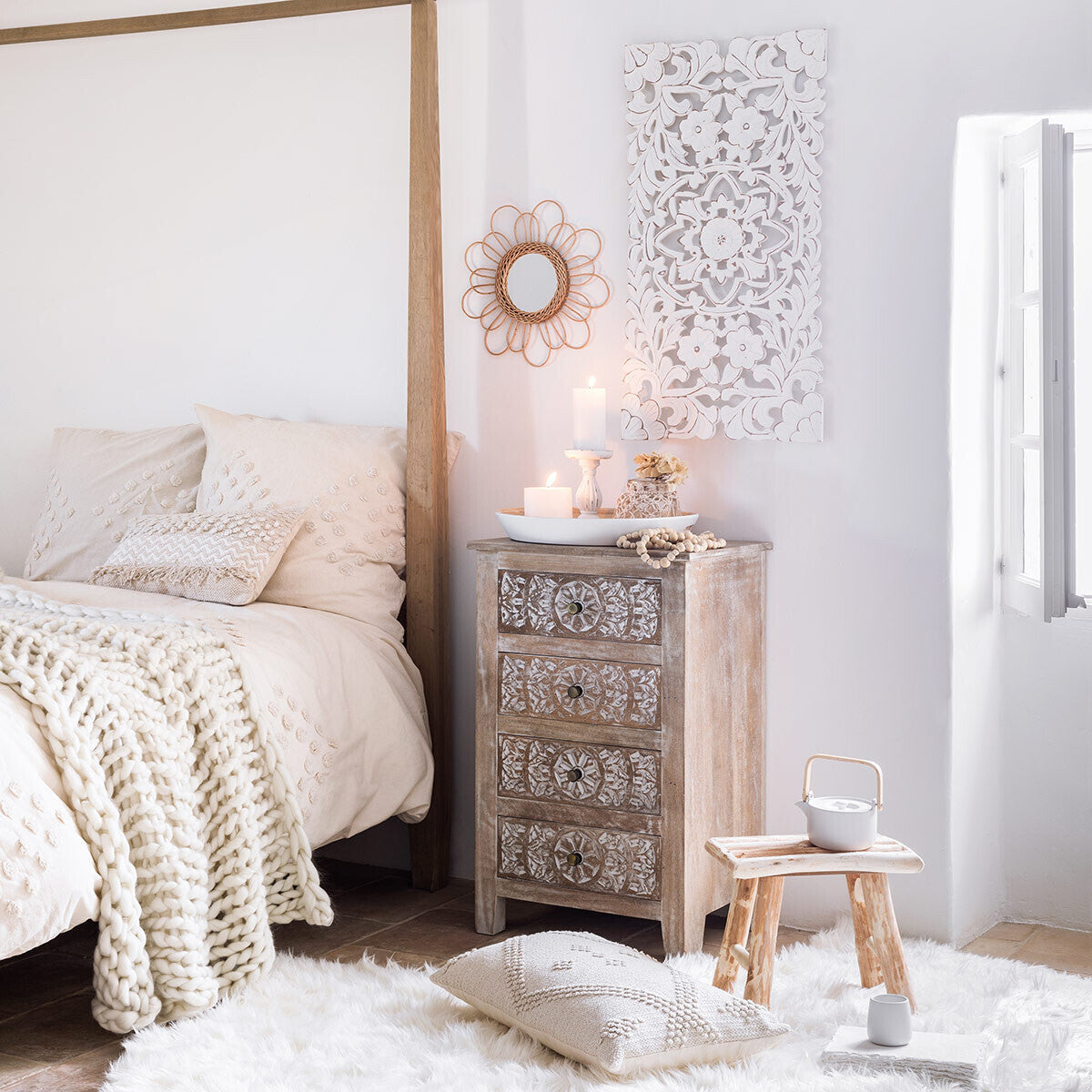 Decoratiune Perete Mdf Fanny 85 X 45 cm