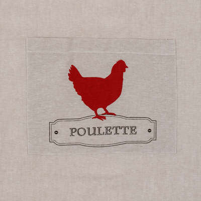 Sort Hen 60 x 80 cm