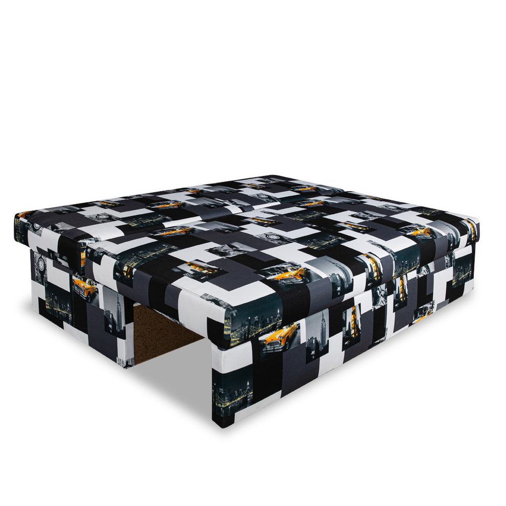 Canapea Extensibila Cu Lada Depozitare Vario Taxi, Multicolor, 191 x 98 x 80 Cm