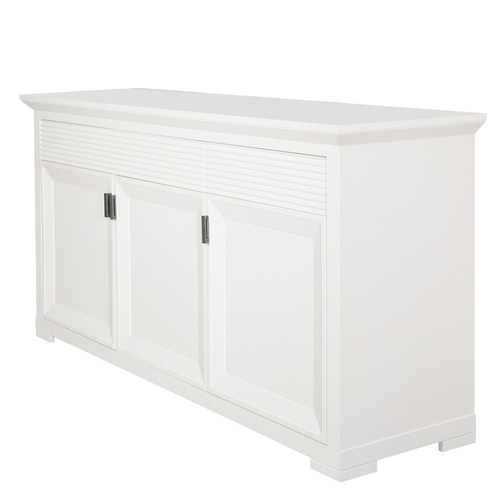 Bufet 3 Usi Si 3 Sertare Verona Bianco Alb, 180.4 Cm