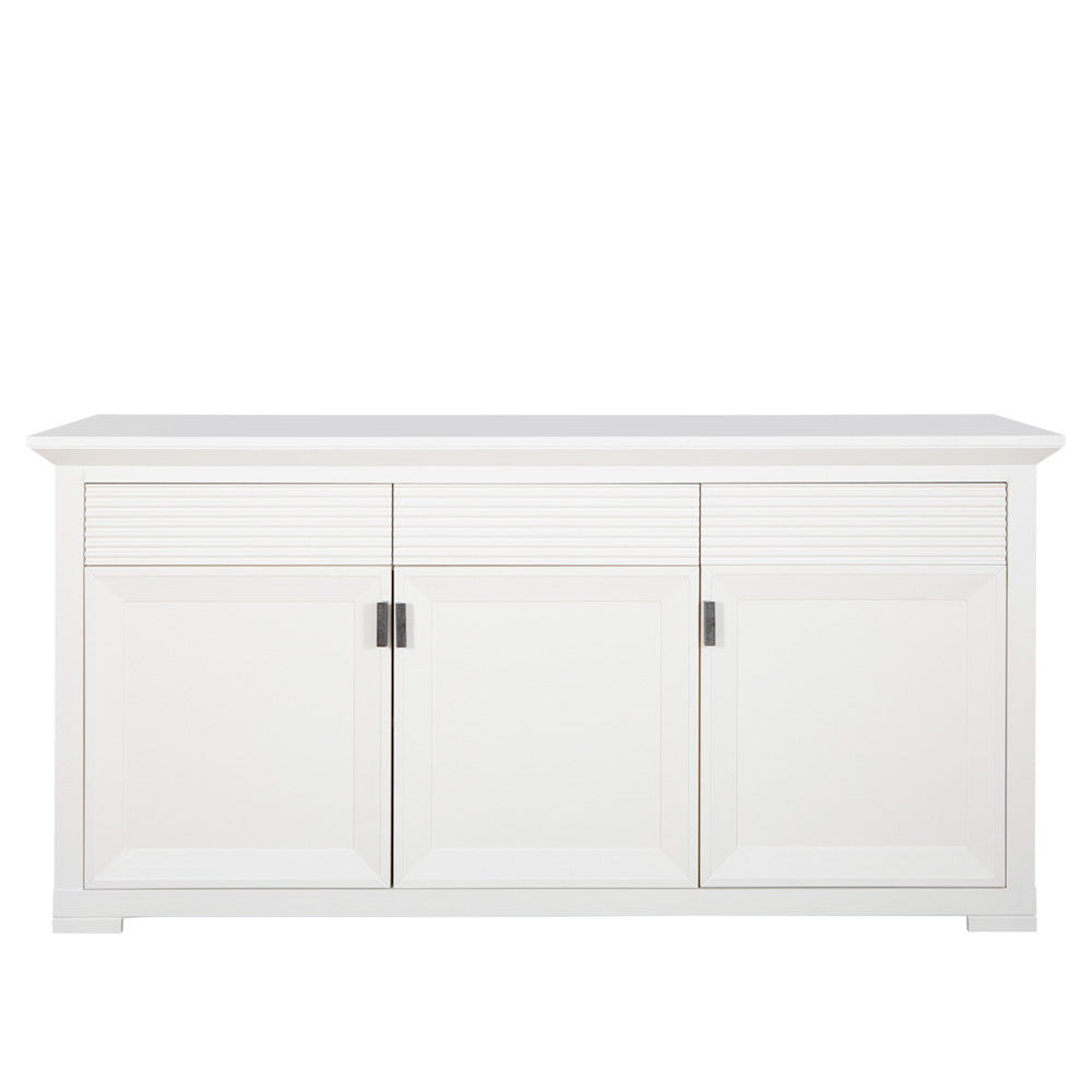 Bufet 3 Usi Si 3 Sertare Verona Bianco Alb, 180.4 Cm