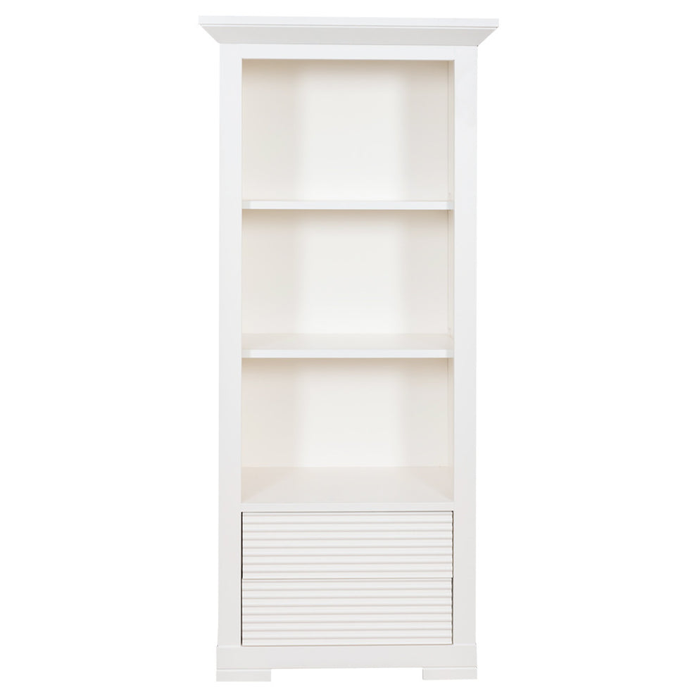 Biblioteca Mica Cu 2 Sertare Verona Bianco Alb, 65.4 Cm
