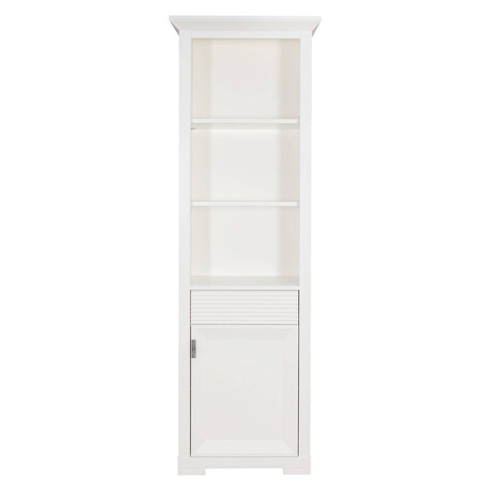 Bibioteca Cu 1 Usa Si 1 Sertar Verona Bianco Alb, 65.4 Cm