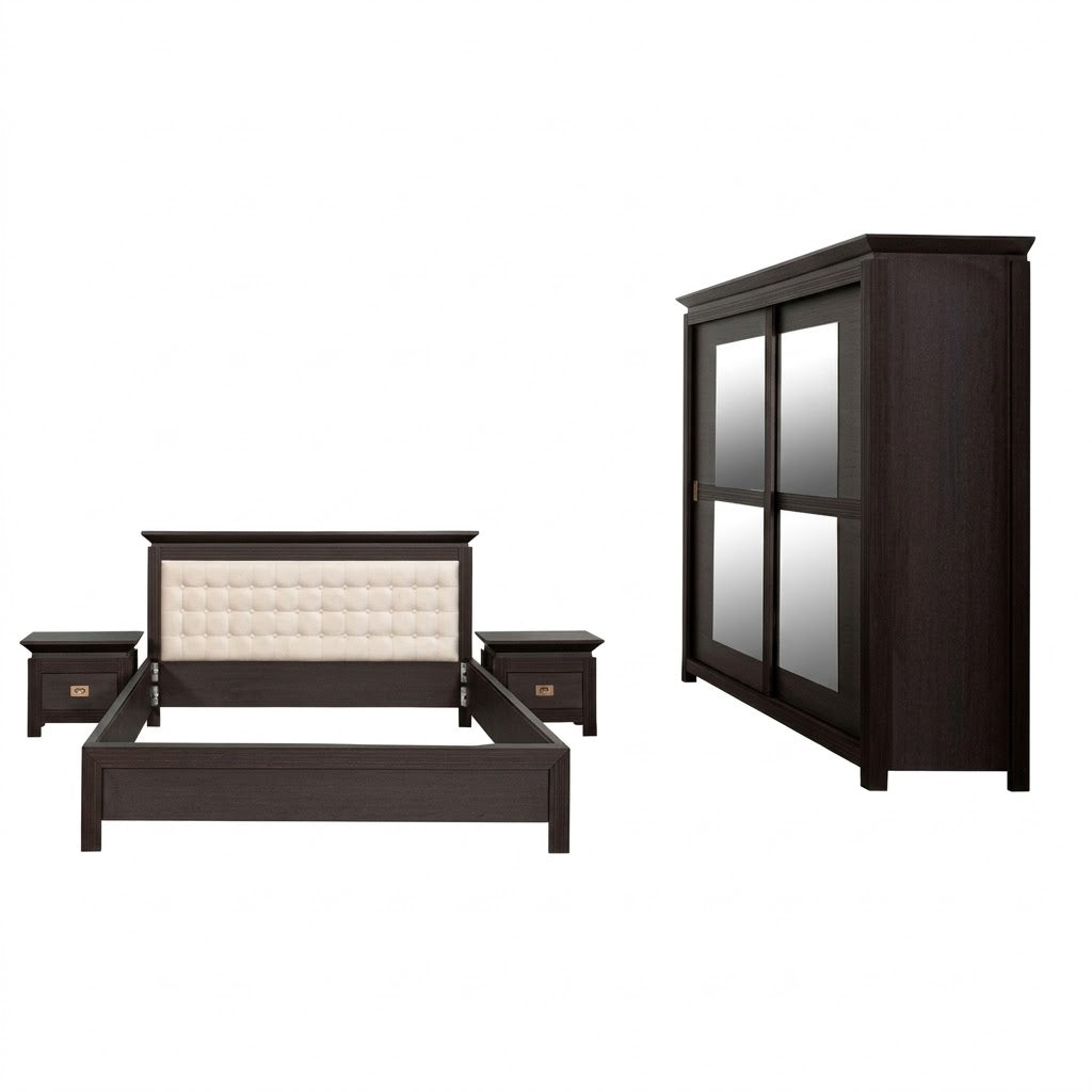 Set Dormitor Saigon Cantori, Dulap De 150 Cm, 2 Noptiere 140 x 200 cm