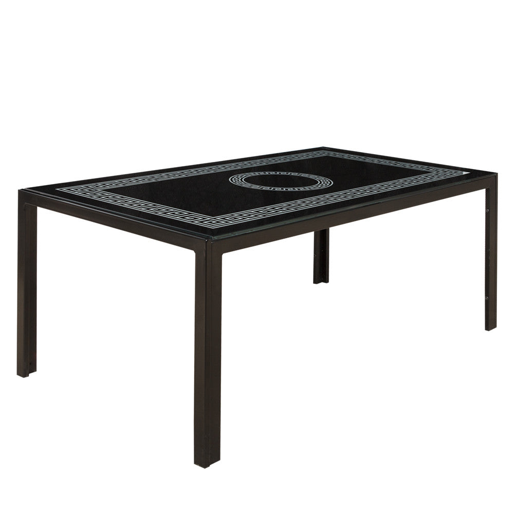 Masa Cafea Atena, Negru, 110 x 60 x 45 cm