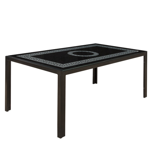Masa Cafea Atena, Negru, 110 x 60 x 45 cm