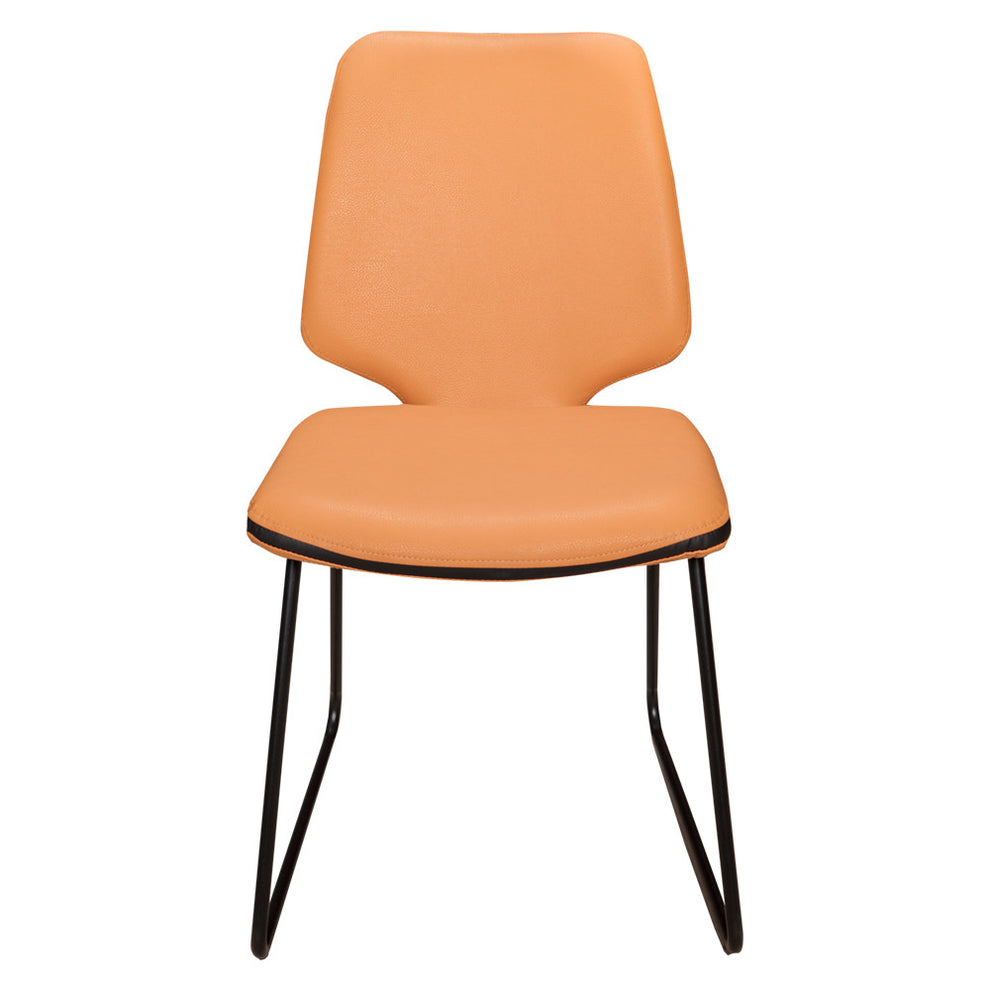 Scaun Living Leeds, Light Cognac, 47.5 x 61 x 84.5 Cm