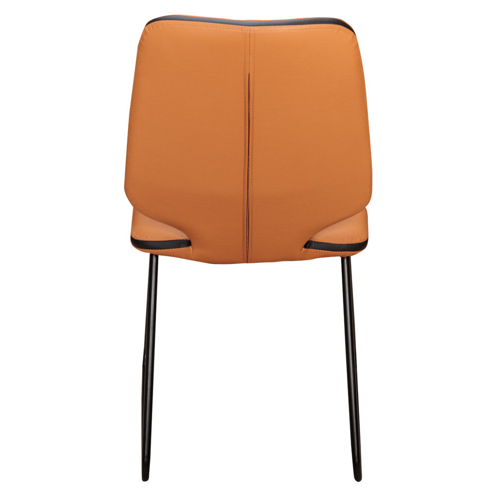 Scaun Living Leeds, Light Cognac, 47.5 x 61 x 84.5 Cm