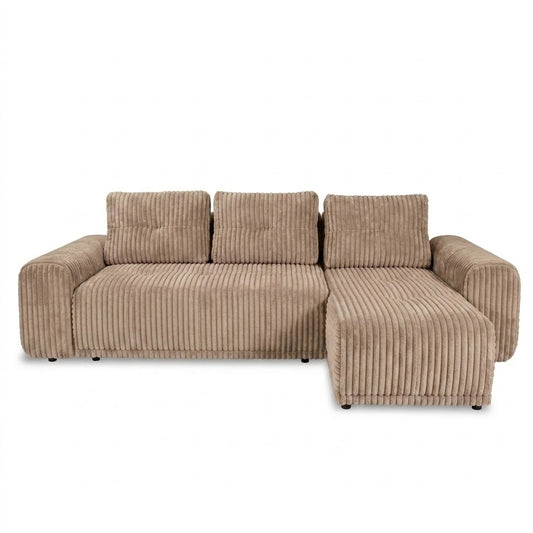 coltar-extensibil-dreamer-interschimbabil-stanga-dreapta-290-cm bej cu lada #variant:bej #variant:cu-lada