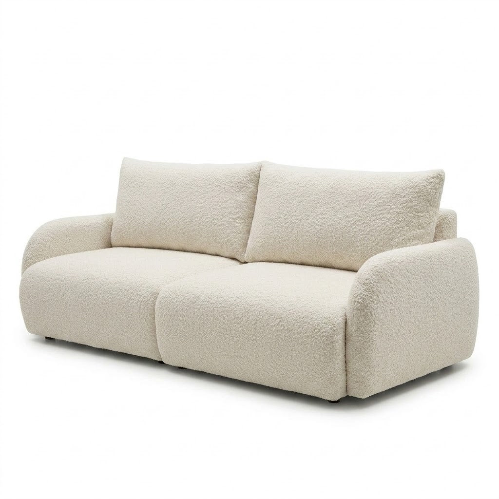 Canapea Extensibila Cu Lada Depozitare Rondo, Crem, 235 Cm