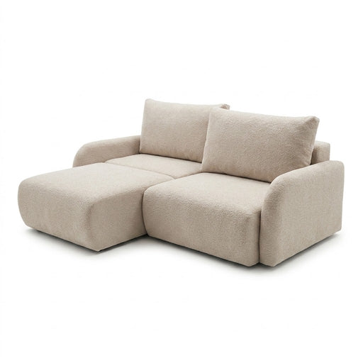 Canapea Extensibila Cu Lada Depozitare Rondo, Crem, 235 Cm