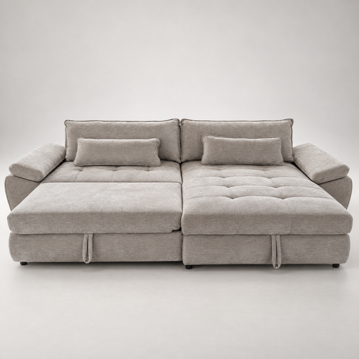 Coltar Extensibil Dreapta Cordoba, 5 Locuri, Lada Depozitare, Bej,  300 Cm