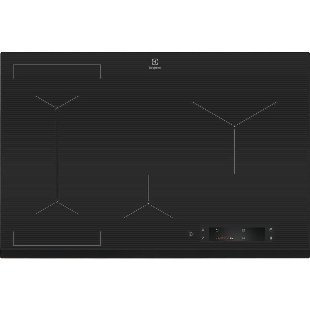 Plita Inductie Electrolux EIS8648, Sense Pro,4 Zone De Gatit, Gri Inchis, 80 Cm