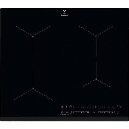Plita Inductie Electrolux EIS62443, 4 Zone De Gatit, Negru, 60 Cm
