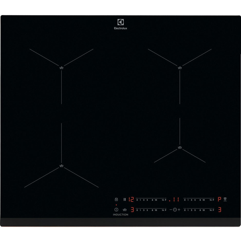 Plita Inductie Electrolux EIS62443, 4 Zone De Gatit, Negru, 60 Cm