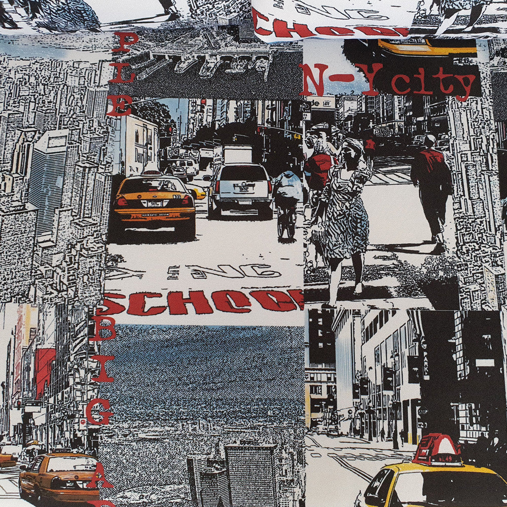 Canapea Extensibila Cu Lada Depozitare Vario Taxi Ny City, Multicolor, 191 x 98 x 80 Cm