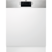 Masina De Spalat Vase Incorporabila AEG FEE53610ZM, SatelliteClean, Inverter, 13 Seturi, D, Inox, 60 Cm
