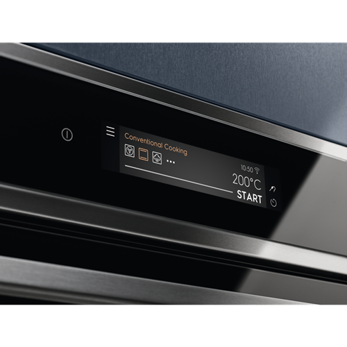 Cuptor Electric Multifunctional Cu Abur Electrolux EOB9S31WX, WiFi, SteamBoost, 800 Pro, A++, 70 Litri, Inox Si Negru