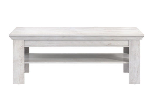 Masa Cafea Kashmir Alb Antichizat, 120 Cm