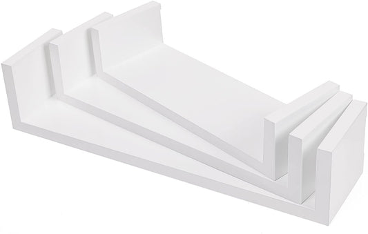 Polita White, Alb, 40 x 9 x 10 Cm
