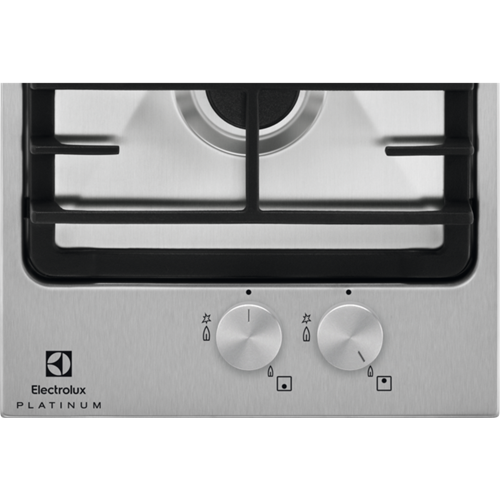 Plita Gaz Electrolux EGG3322NVX, 2 Arzatoare Gaz, Inox, 30 Cm