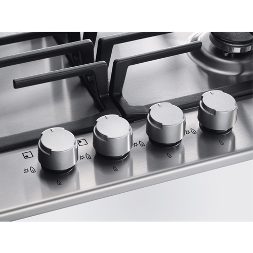 Plita Gaz Electrolux EGG3322NVX, 2 Arzatoare Gaz, Inox, 30 Cm