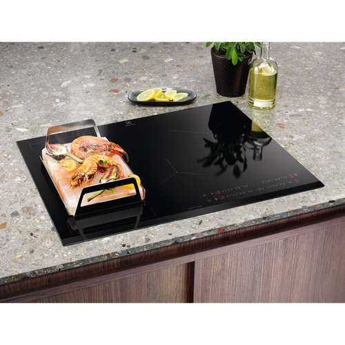 Plita Inductie Electrolux EIV734, Booster 4 Zone, Negru, 71 Cm