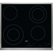 Plita Vitroceramica AEG HK634021XB, 4 Zone De Gatit , Negru, 60 Cm