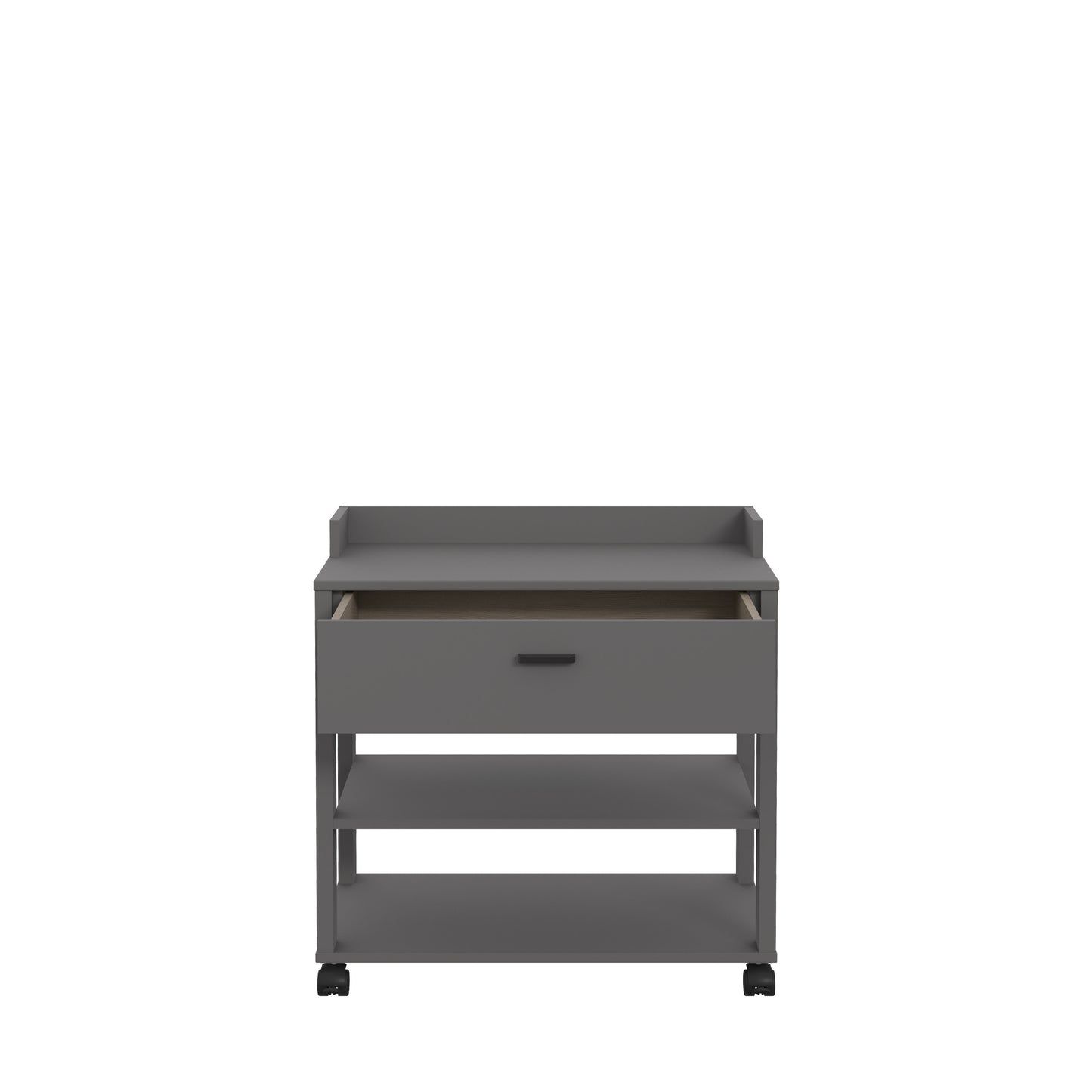 Masuta Cu Rotile Clarity, Gri Wolfram, 69.3 x 41.6 x 69.3 Cm