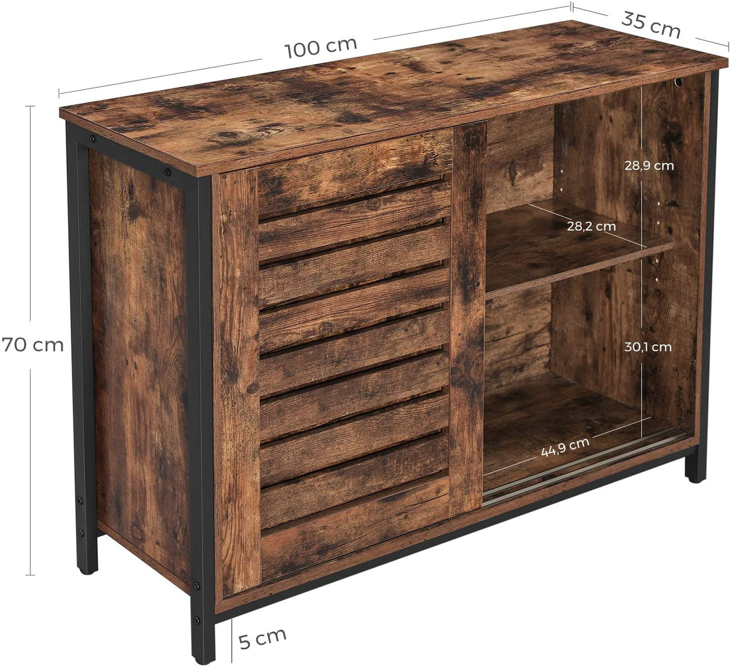 Dulap Depozitare Vintage,100 x 35 x 70 cm