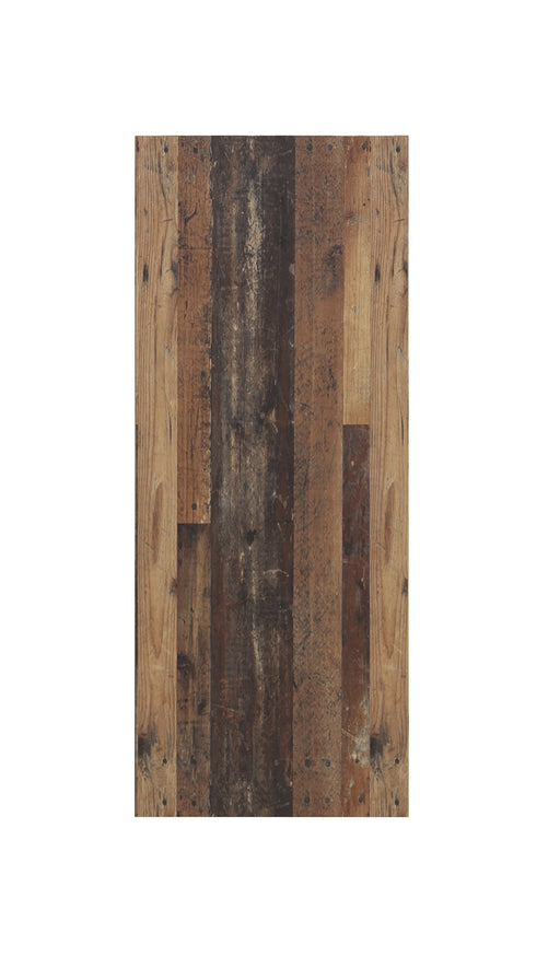 Masa Bar Clif, Lemn Vintage Si Beton Optic Gri Inchis, 151.5 x 118.3 x 47.3 Cm