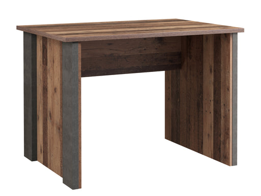 Birou Clif, Lemn Vintage Si Beton Optic Gri Inchis, 103 Cm