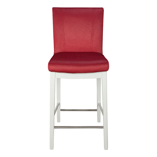 Scaun Bar Sofie, Alb Si Rosu, 99 x 57 x 43 Cm