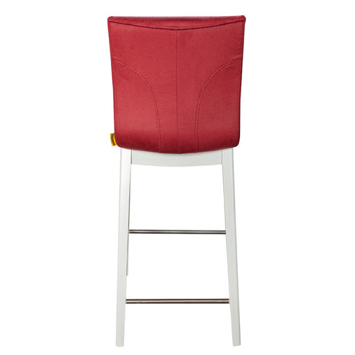 Scaun Bar Sofie, Alb Si Rosu, 99 x 57 x 43 Cm